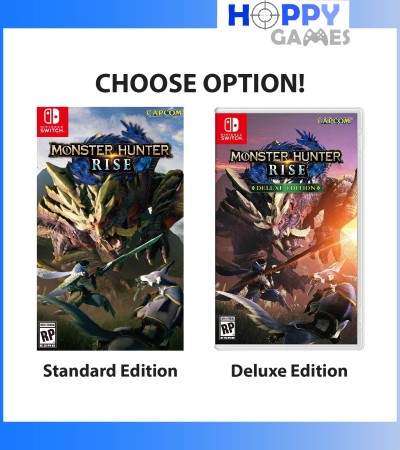 *CASHBACK + FREE SHIPPING* *CHOOSE OPTION FOR EDITION* [AUS / USA / ASIA] Monster Hunter Rise Nintendo Switch Standard Deluxe Collector Edition