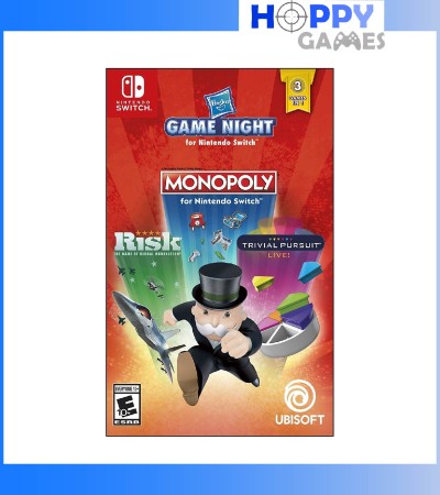 *CASHBACK + FREE SHIPPING* [100% US COVER + US GAME CARD] *3 GAMES IN 1* Hasbro Game Night Nintendo Switch Monopoly